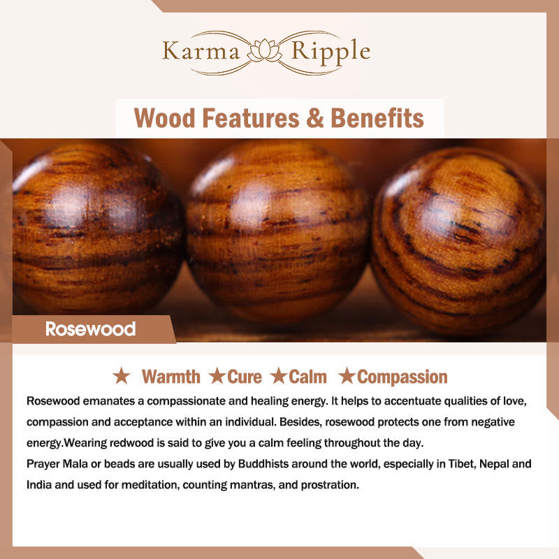 KarmaRipple's Sandalwood Rosewood Citrine Protection Bracelet p7