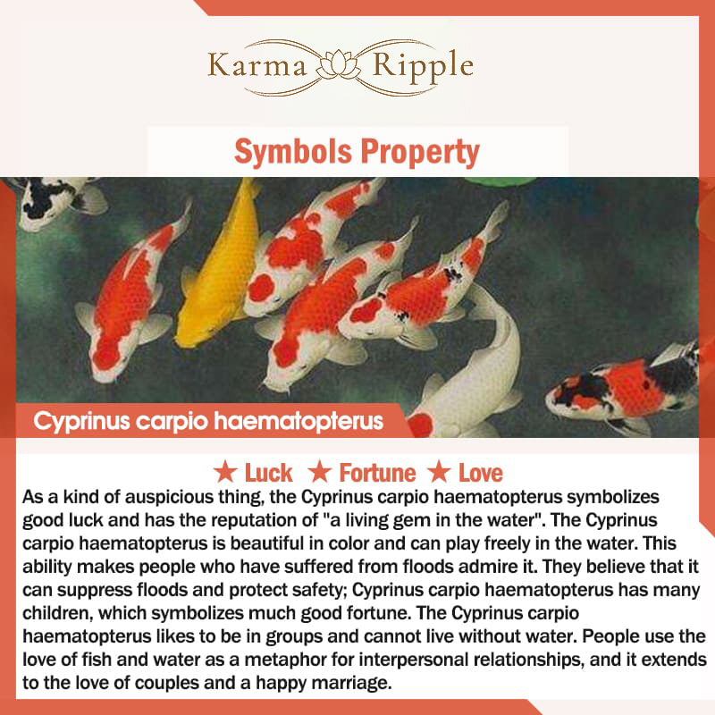KarmaRipple's Silver Fortune Koi Fish Woven String Bracelet p15