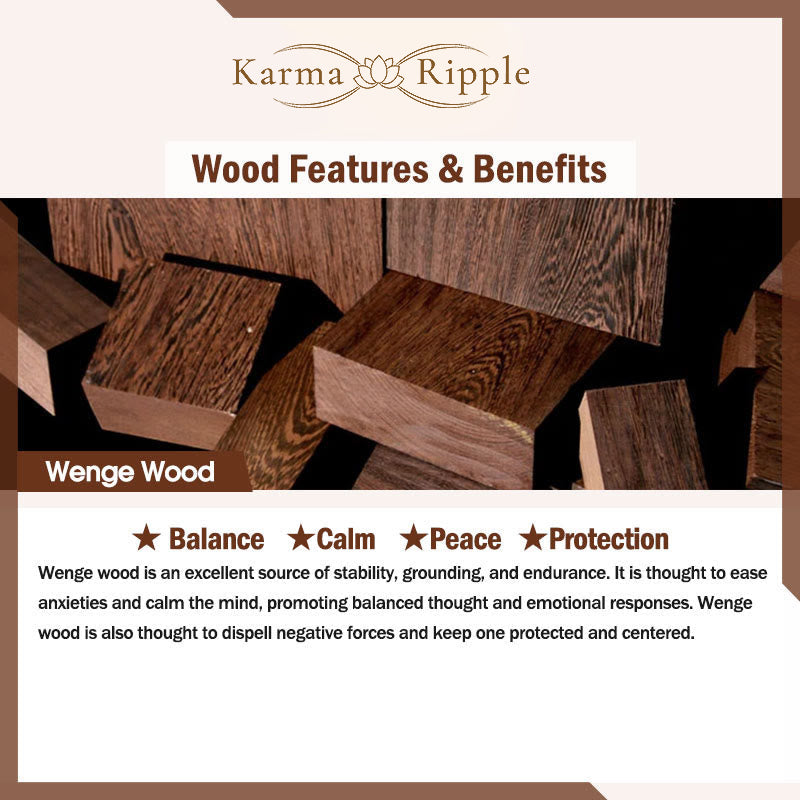 KarmaRipple's Tibetan Handmade Wenge Wood Protection Dzi Bead Elephant Head Pendant Necklace p8