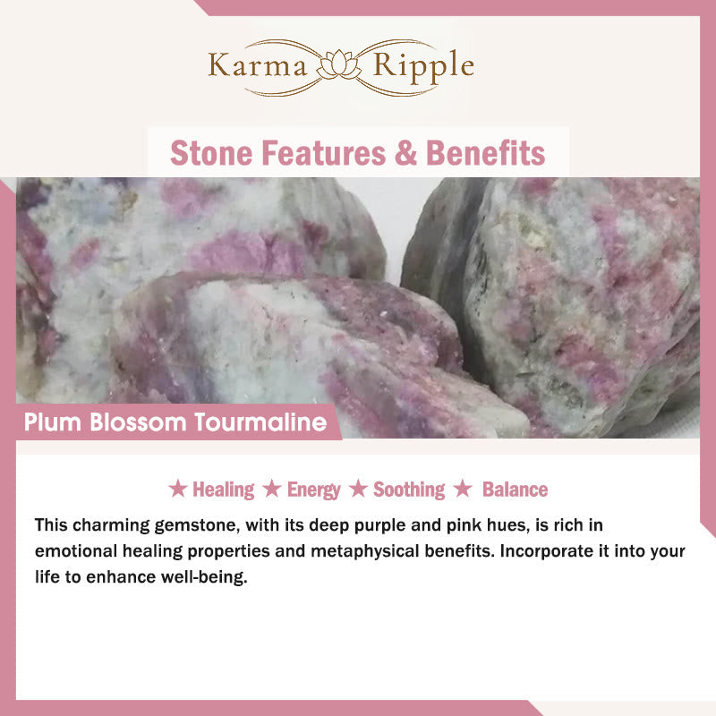 KarmaRipple's KarmaRipple Plum Blossom Tourmaline Balance Bracelet p6
