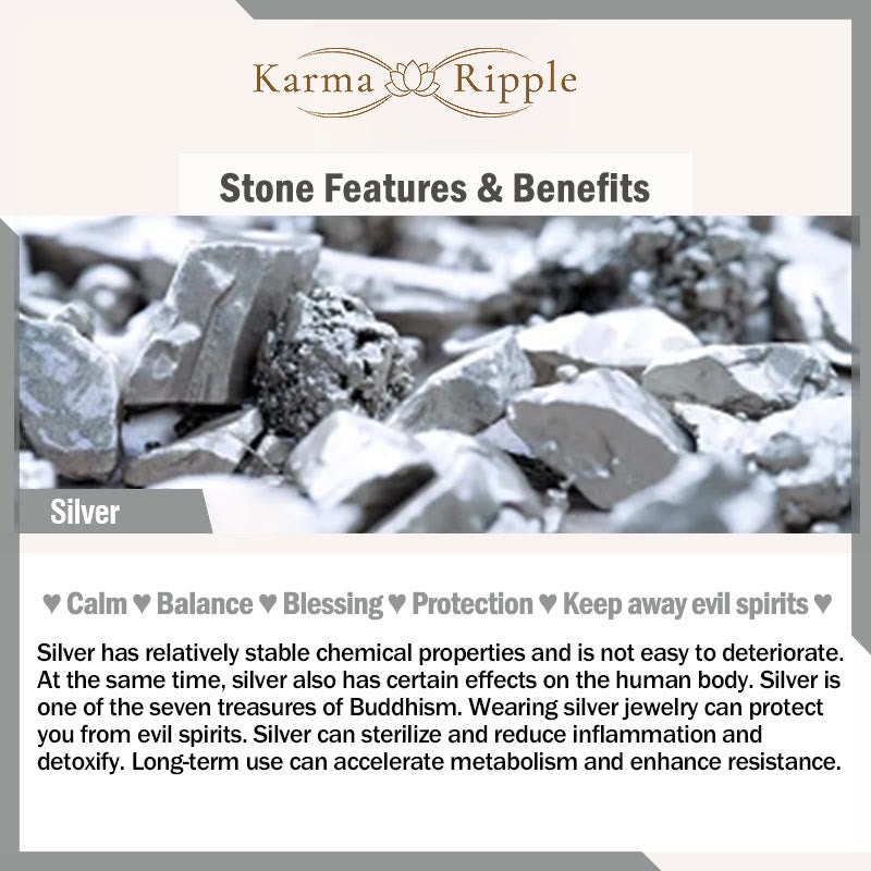 KarmaRipple's 925 Sterling Silver Lava Rock Eagle's Eye Stone Fortunate Beadwork Handmade Balancing Bracelet p9