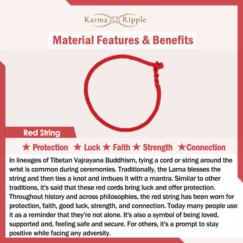 KarmaRipple's Authentic Strawberry Gemstone Pixiu Talisman Fortunate Red String Bracelet p6