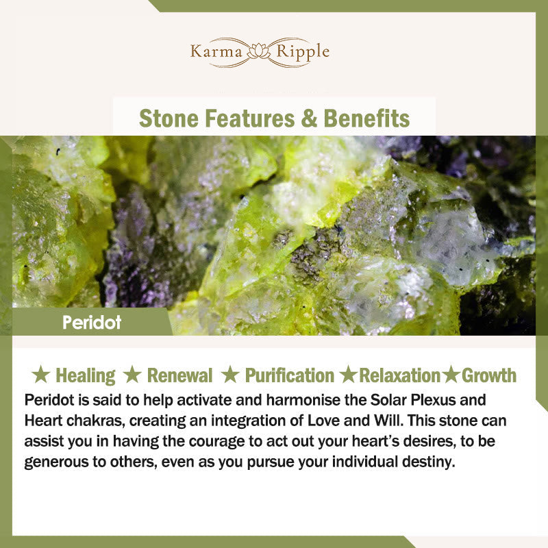 KarmaRipple's Ebony Wood Red Jasper Moss Agate Gemstone Bronze Peace Pair Bracelet p13