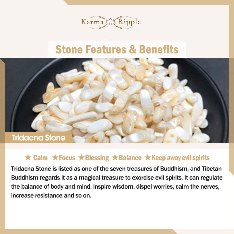 KarmaRipple's 999 Sterling Silver Tridacna Stone Butterfly Calm Pendant Necklace p7