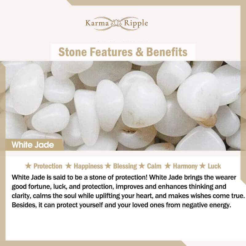 KarmaRipple's Various Gemstone Green Aventurine Love Heart Balance Bracelet p20