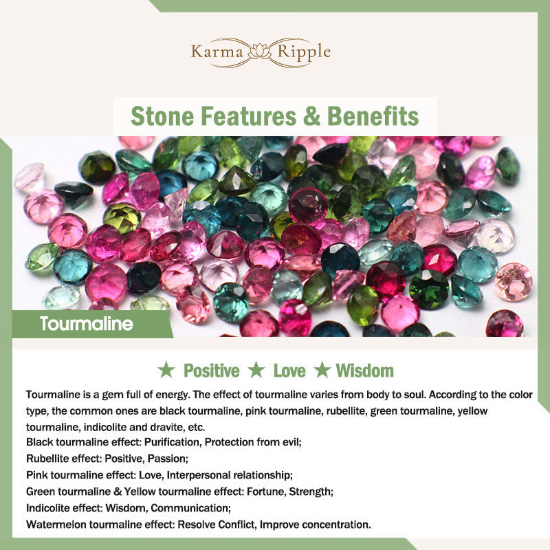 KarmaRipple's Tourmaline Pearl Wisdom Bracelet p6