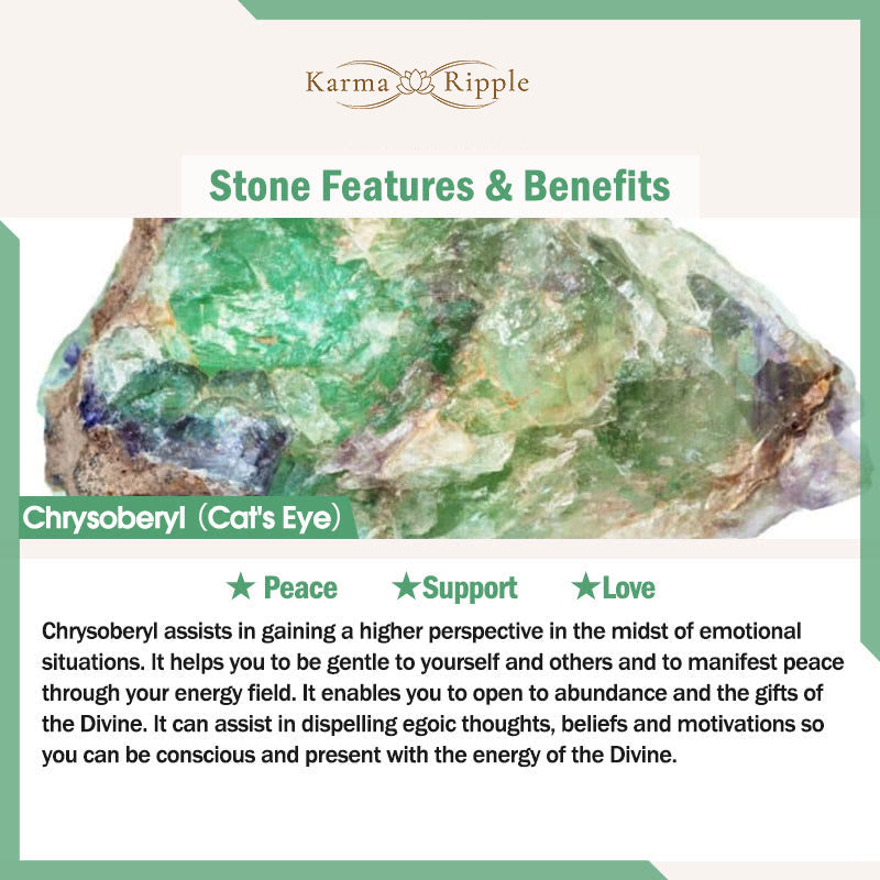 KarmaRipple's 925 Sterling Silver Authentic Amethyst Cat's Eye Spiritual Awareness Star Bracelet p10