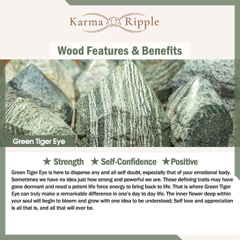 KarmaRipple's Tiger Eye Hematite Lava Rock Black Onyx Lazurite Beadwork Protection Strength Leather Bracelet p18