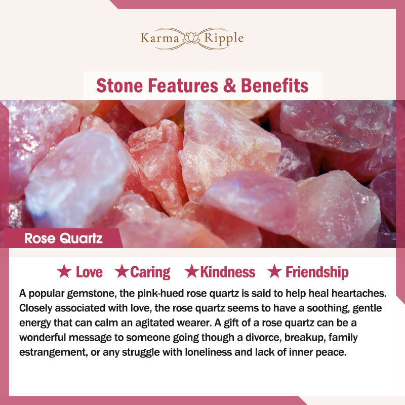 KarmaRipple's Rose Quartz Balancing Energy Bracelet p5