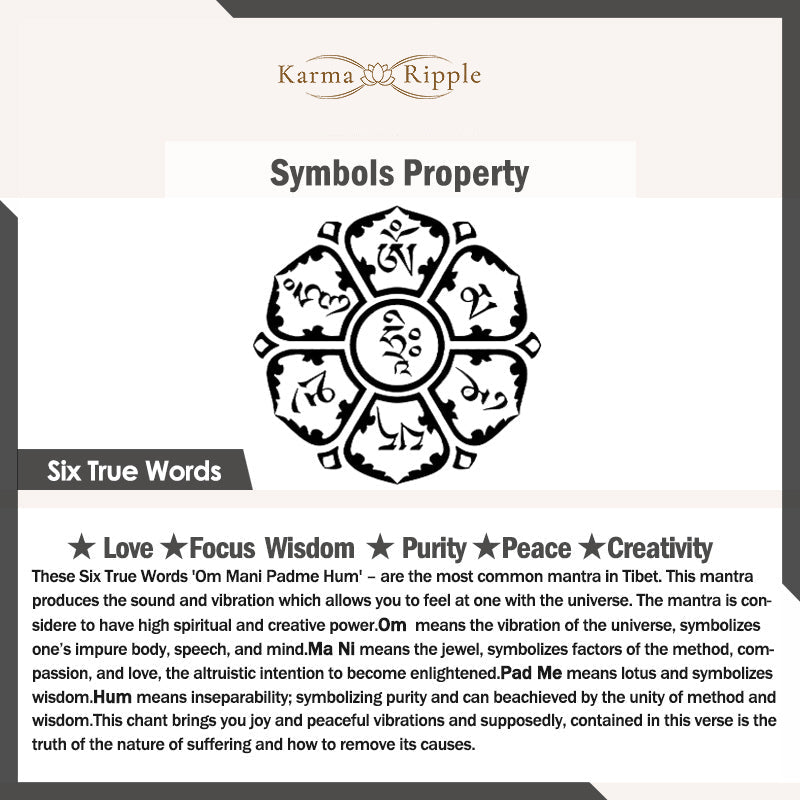 KarmaRipple's Tibetan Buddha Mantra Bracelet p9