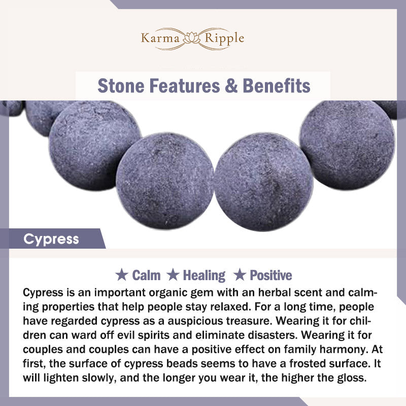 KarmaRipple's Tibetan Mala Cypress Bodhi Seed Red Agate Balancing Bracelet p13