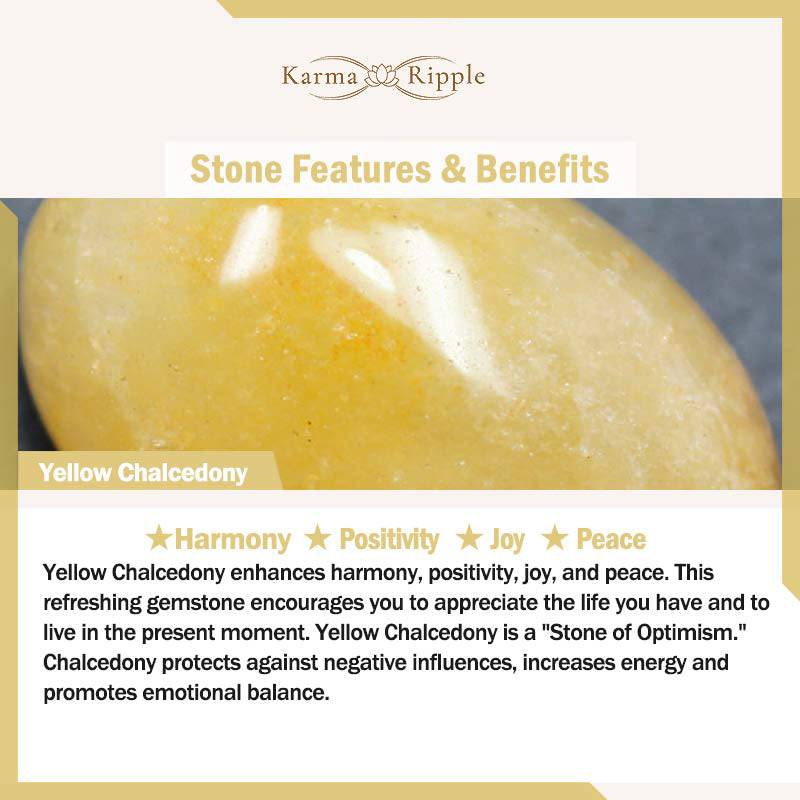 KarmaRipple's 108 Mala Beadwork Yellow Chalcedony Balance Bracelet p9