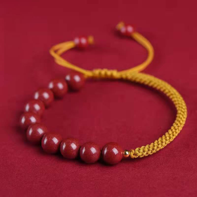 KarmaRipple's Authentic Cinnabar King Kong Weave Blessing String Bracelet p12