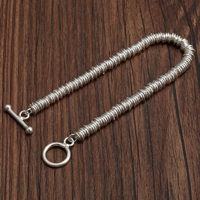 KarmaRipple's Simple Circle Pattern Design Fortune Chain Bracelet p3