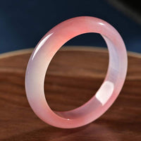 KarmaRipple's Pink Gemstone Love Warmth Bracelet Bangle