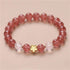 Strawberry Quartz Peach Blossom(Wrist Circumference 14-16cm)