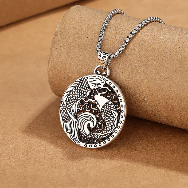 KarmaRipple's Tibetan Bronze Koi Fish Balancing Pendant p7