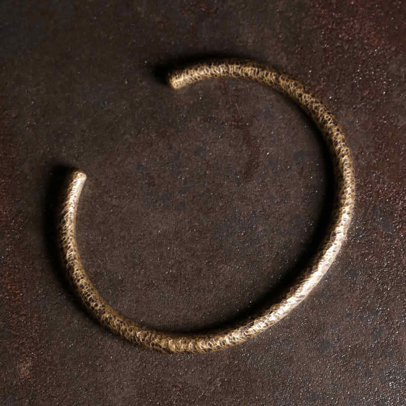 KarmaRipple's Rustic Design Bronze Balance Adjustable Cuff Bracelet p3