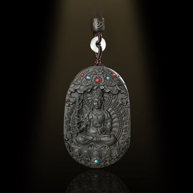 KarmaRipple's Chinese Zodiac Natal Buddha Agarwood Om Mani Padme Hum Lotus Peace Pendant Necklace p11