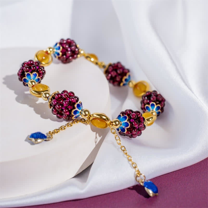 KarmaRipple's Tibetan Garnet Calm Bracelet p8