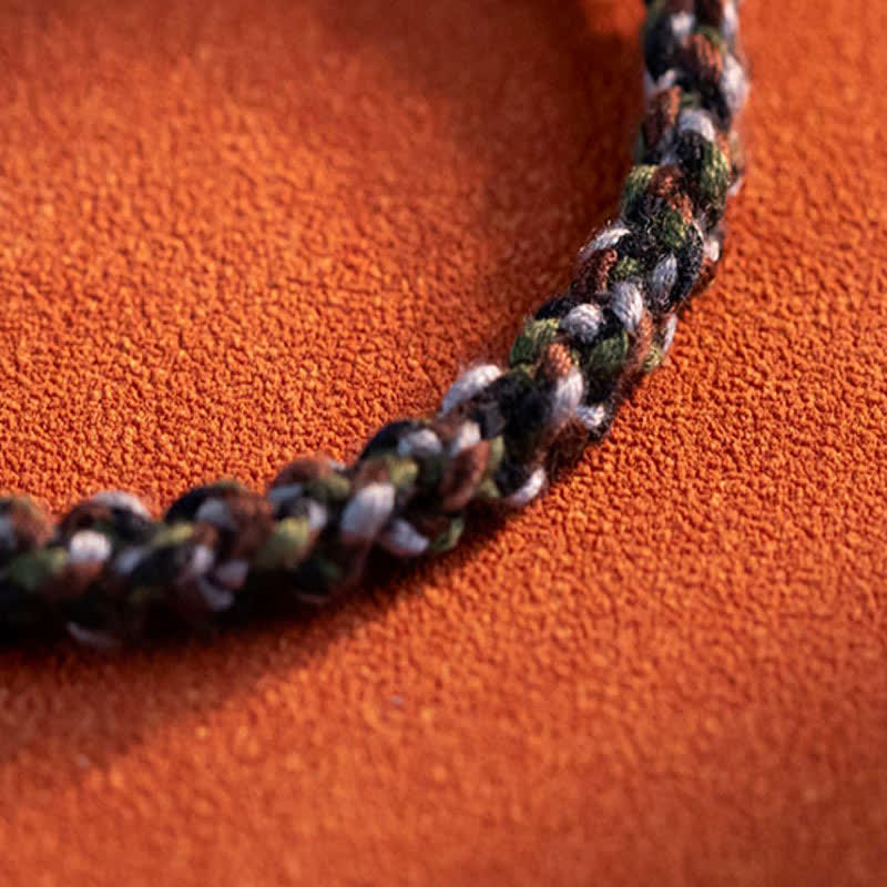 KarmaRipple's 990 Sterling Silver Tibetan Handmade Amber Steelyard Weight Wish Protection Bracelet p12