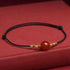 Red Agate Black Rope Bracelet(Wrist Circumference 13-19cm)
