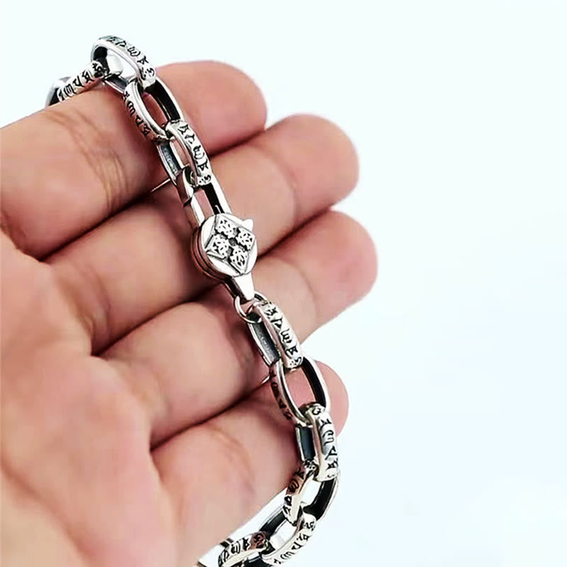 KarmaRipple's Om Mani Padme Hum Double Dorje Bronze Engraved Wisdom Bracelet p15