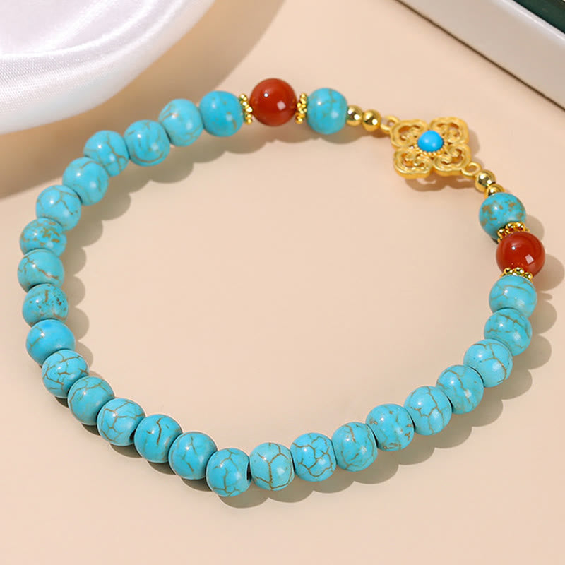 KarmaRipple's Turquoise Bead Protection Balance Bracelet p3