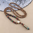 Om Mani Padme Hum Wood Bead Chain