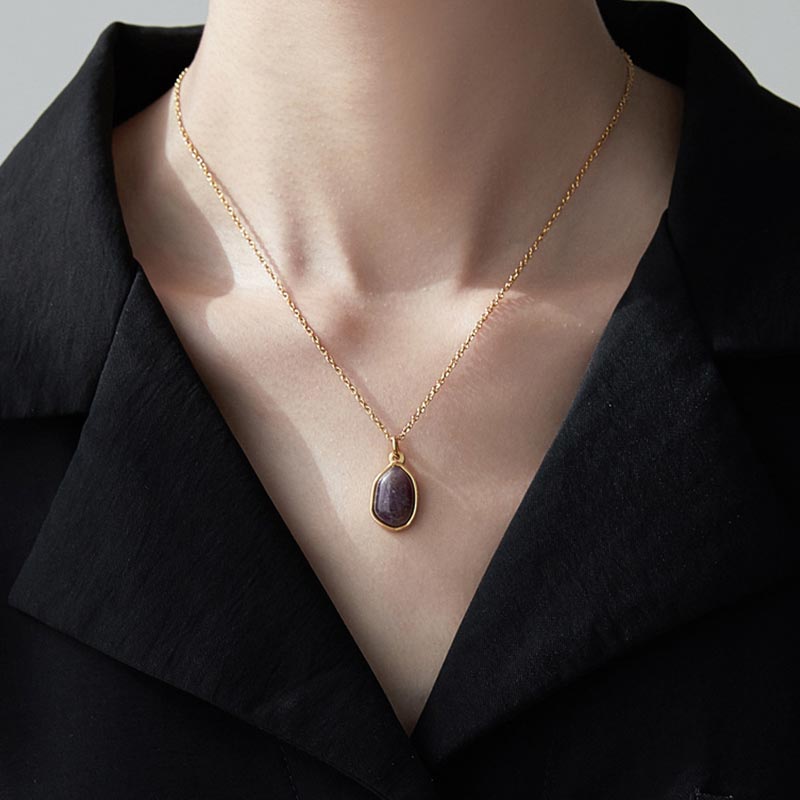 KarmaRipple's Authentic Green Aventurine Amethyst Rose Quartz Blessing Pendant Necklace p11