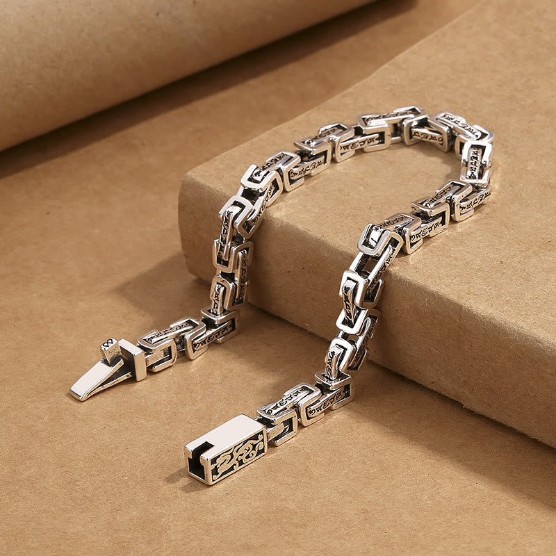 KarmaRipple's Dragon Om Mani Padme Hum Engraved Bronze Fortune Success Bracelet p3