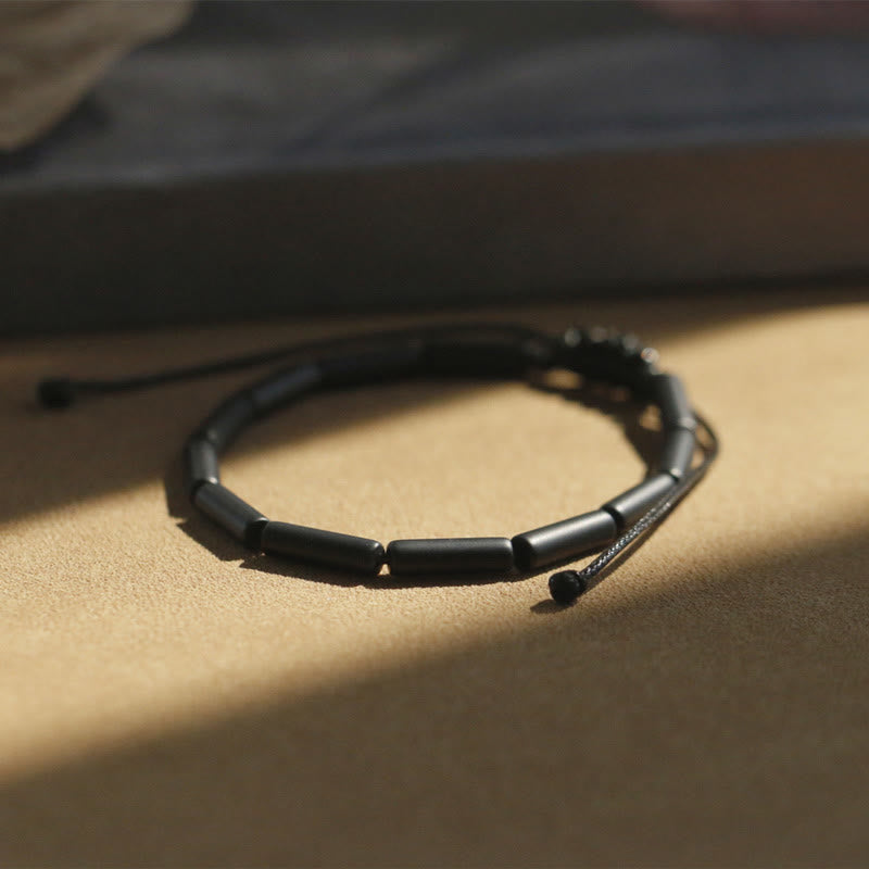 KarmaRipple's Black Onyx Bead Support Protection Bracelet p15