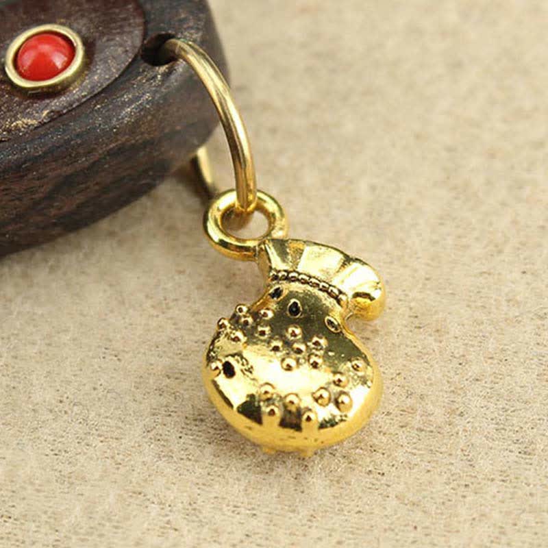 KarmaRipple's Tibet Ebony Five God of Wealth Thangka Pendant Necklace p11