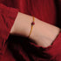 Yellow(Wrist Circumference 14-15.5cm) / One Cinnabar Bead