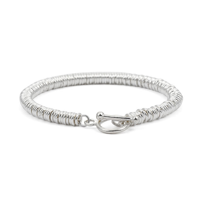 KarmaRipple's Simple Circle Pattern Design Fortune Chain Bracelet p5