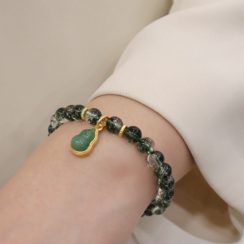 KarmaRipple's Authentic Green Phantom Confidence Gourd Buddha Talisman Bracelet p8