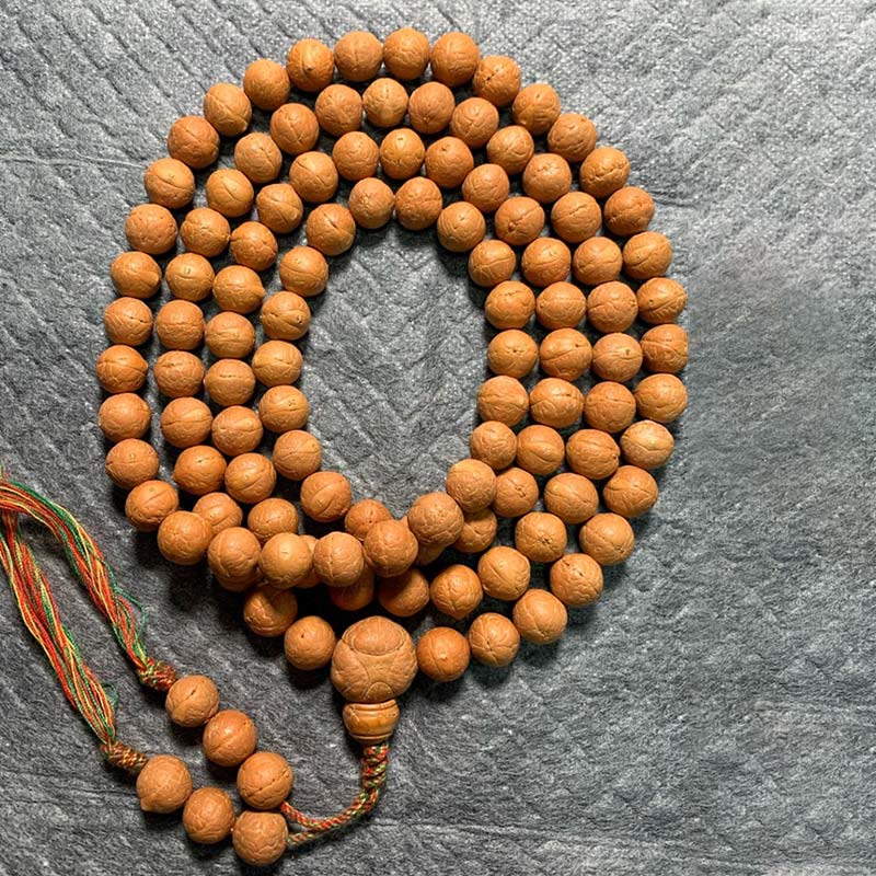 KarmaRipple's 108 Mala Beadwork Nepal Bodhi Seed Fortune Wealth Tassel Bracelet p4