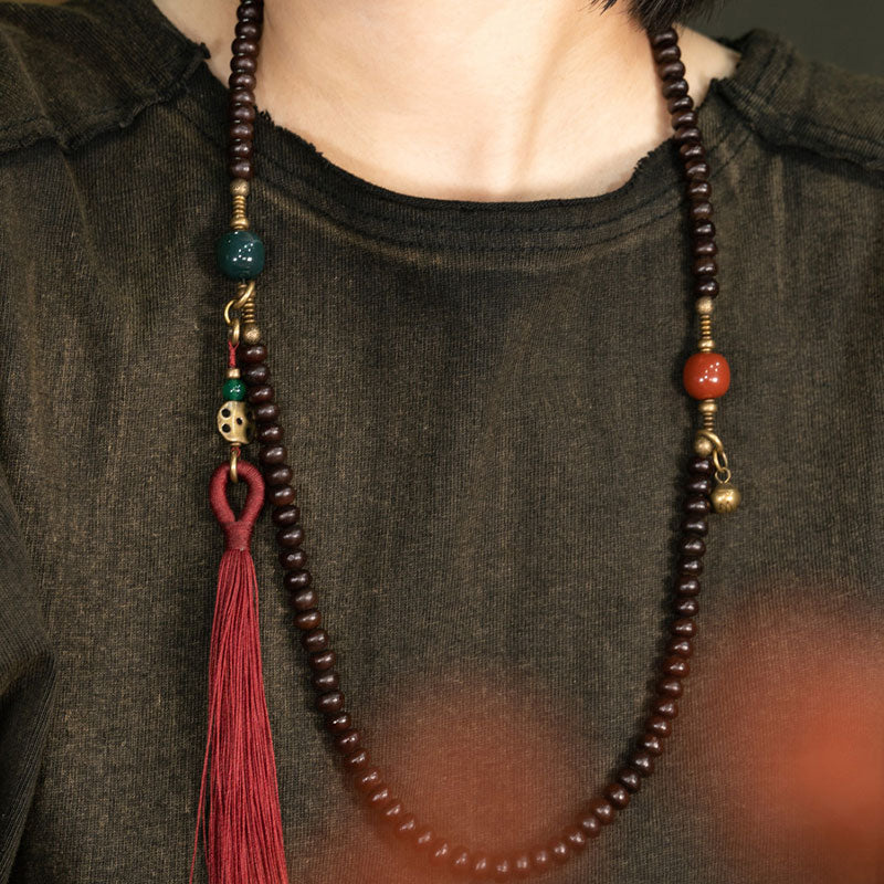 KarmaRipple's 108 Mala Beadwork Authentic Tibet Purple Bodhi Seed Auspiciousness Bracelet p11