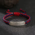 Peace Amulet Blue Red Rope(Bracelet Size 16+9cm)