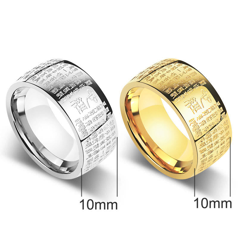 KarmaRipple's FengShui Buddhism Ancient Heart Sutra Fortunate Ring p6