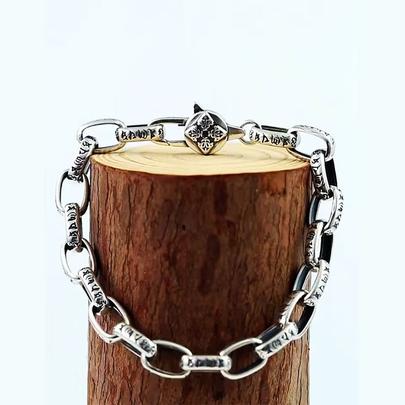 KarmaRipple's Om Mani Padme Hum Double Dorje Bronze Engraved Wisdom Bracelet p7