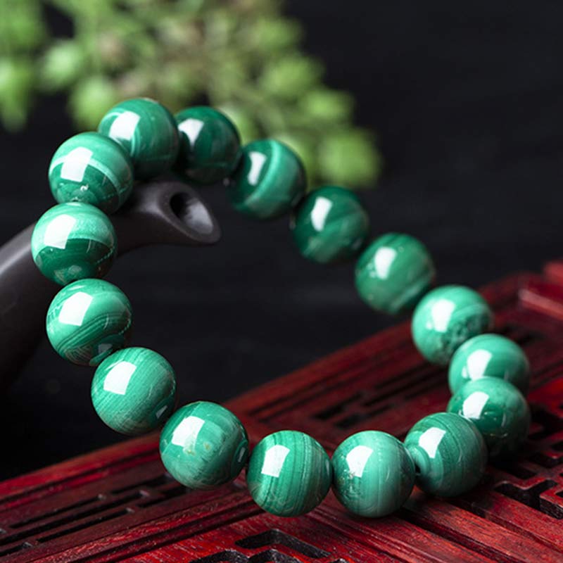 KarmaRipple's Authentic Malachite Protection Calmness Bracelet p11