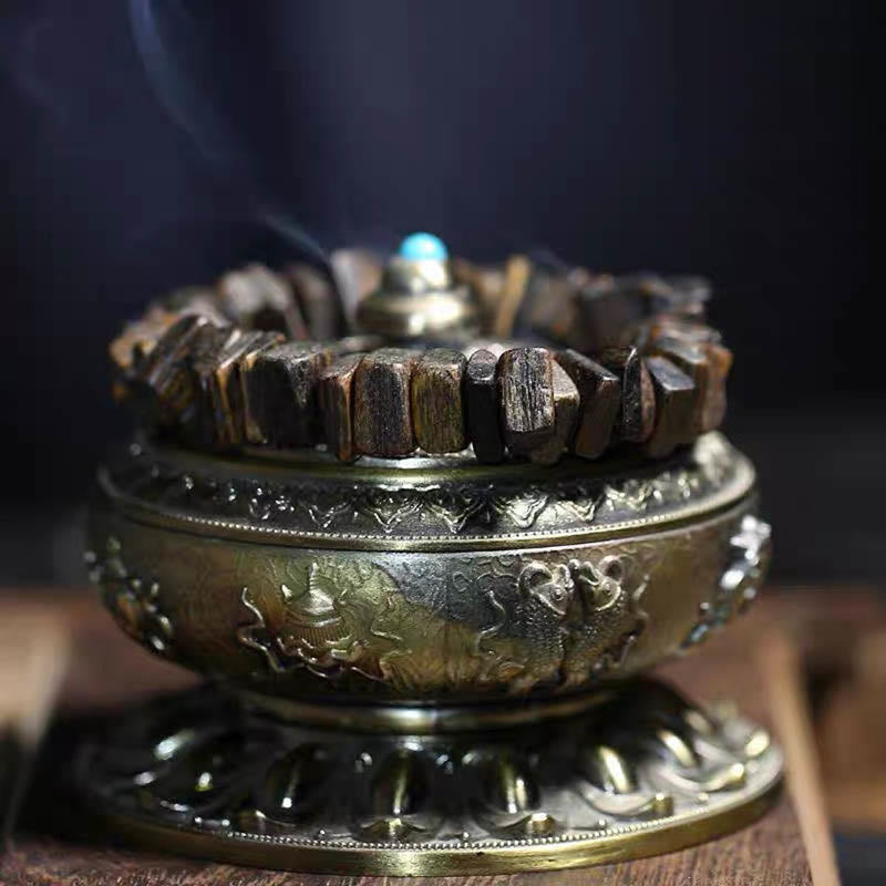 KarmaRipple's Tarakan Agarwood Square Beadwork Strength Bracelet p3