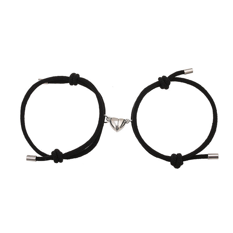 KarmaRipple's 2Pcs Love Magnetic Pair String Strength Bracelet p4