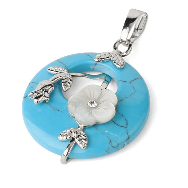 KarmaRipple's Various Gemstone Amethyst Green Aventurine Flower Balancing Pendant Necklace p21