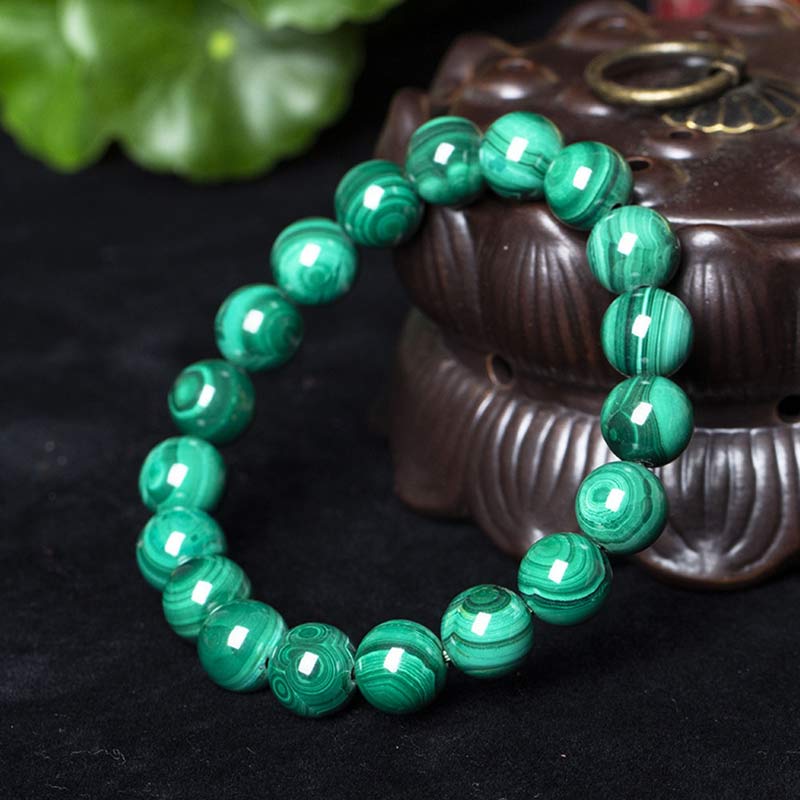 KarmaRipple's Authentic Malachite Protection Calmness Bracelet p8