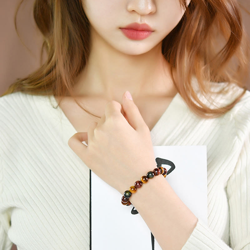 KarmaRipple's Authentic Tiger Eye Positive Protection Bracelet p15