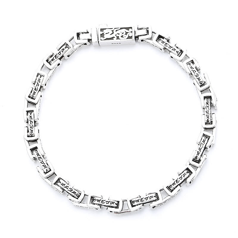 KarmaRipple's Dragon Om Mani Padme Hum Engraved Bronze Fortune Success Bracelet p5