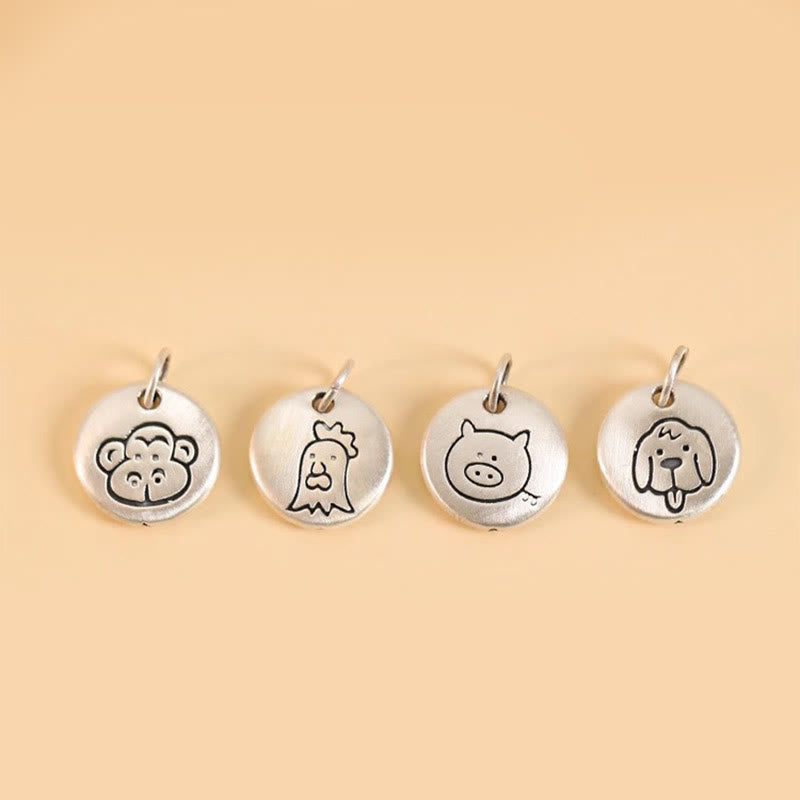 KarmaRipple's Handmade 999 Sterling Silver Year of the Dragon Cute Chinese Zodiac Fortune Woven Bracelet p39