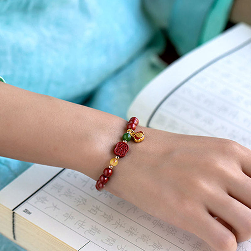 KarmaRipple's Cinnabar Happiness Calm Bracelet p7